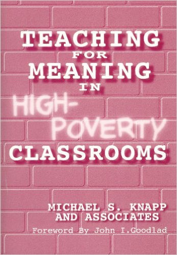 Stock image for Teaching for Meaning in High-Poverty Classrooms for sale by HPB-Red