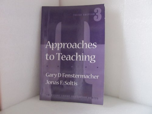 Imagen de archivo de Approaches to Teaching (Thinking About Education Series) a la venta por Wonder Book