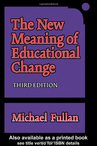 Beispielbild fr The New Meaning of Education Change zum Verkauf von Better World Books: West