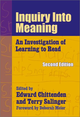 Stock image for Inquiry into Meaning: An Investigation of Learning to Read (Language and Literacy Series (Teachers College Pr)) for sale by Bookmonger.Ltd