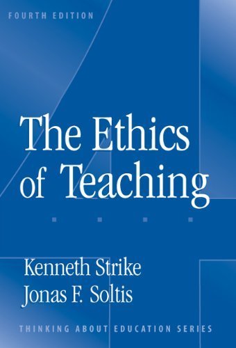 Imagen de archivo de Ethics of Teaching a la venta por Better World Books