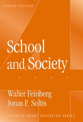 Beispielbild fr School and Society zum Verkauf von Better World Books