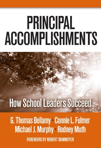 Beispielbild fr Principal Accomplishments : How School Leaders Succeed zum Verkauf von Better World Books