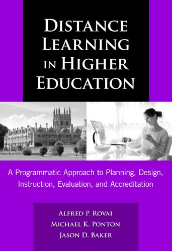 9780807748787: Distance Learning in Higher Education: A Programmatic Approach to Planning, Design Instruction, Evaluation, and Accreditation