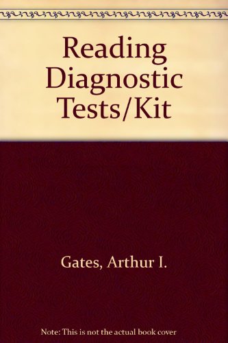 Reading Diagnostic Tests/Kit (9780807759806) by Gates, Arthur I.; McKillop, Anne S.; Horowitz, Eliza