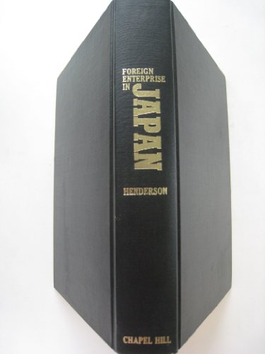 HARDBACK - Foreign Enterprise in Japan: Laws and Policies.