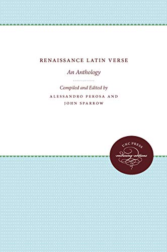 Stock image for Renaissance Latin Verse: An Anthology for sale by ThriftBooks-Atlanta