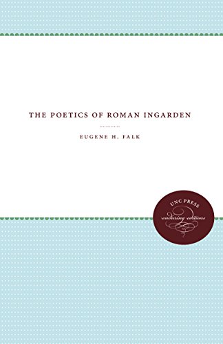 Beispielbild fr The Poetics of Roman Ingarden zum Verkauf von Better World Books