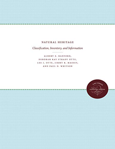 Beispielbild fr Natural Heritage : Classification, Inventory, and Information zum Verkauf von Better World Books