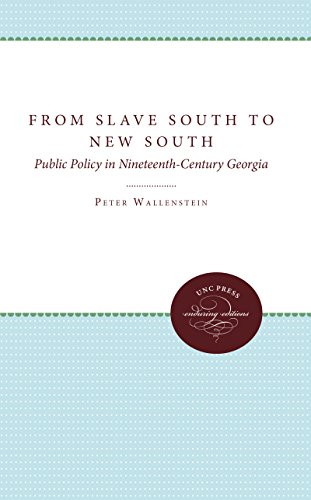 Imagen de archivo de From Slave South to New South: Public Policy in Nineteenth-Century Georgia (Fred W. Morrison Series in Southern Studies) a la venta por Midtown Scholar Bookstore