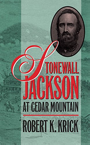 Stock image for Stonewall Jackson at Cedar Mountain for sale by Better World Books