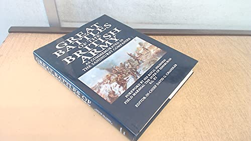 Stock image for Great Battles of the British Army: As Commemorated in the Sandhurst Companies for sale by AwesomeBooks