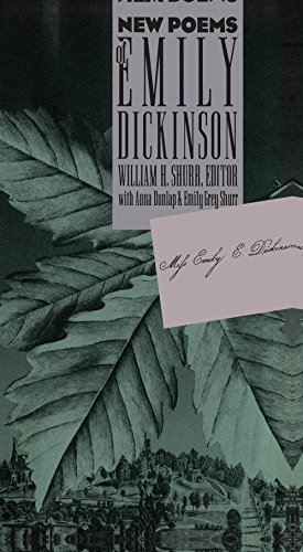 Beispielbild fr New Poems of Emily Dickinson zum Verkauf von HPB-Diamond