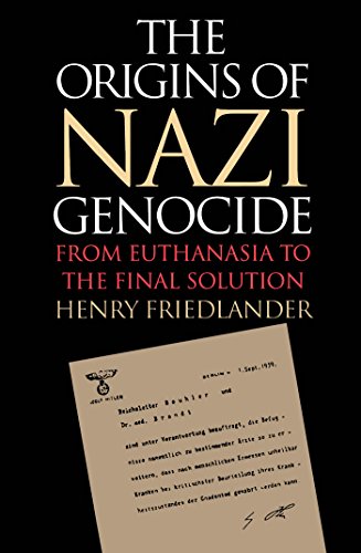 Stock image for The Origins of Nazi Genocide: From Euthanasia to the Final Solution for sale by ThriftBooks-Atlanta