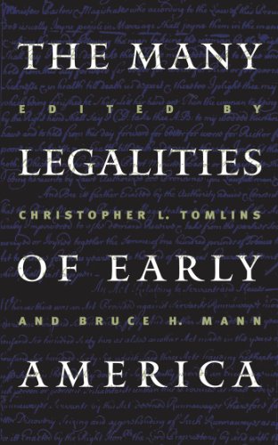 Stock image for The Many Legalities of Early America for sale by Better World Books: West