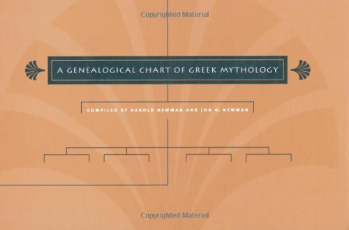 Beispielbild fr A Genealogical Chart of Greek Mythology zum Verkauf von Better World Books