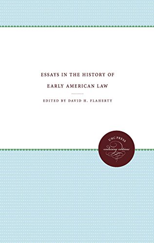Beispielbild fr Essays in the History of Early American Law (Paperback or Softback) zum Verkauf von BargainBookStores