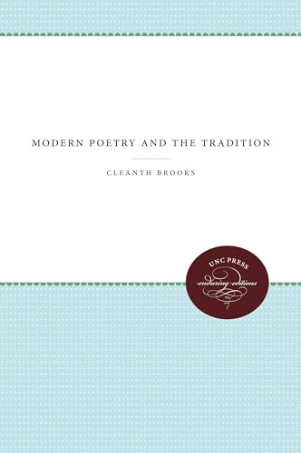 Beispielbild fr Modern Poetry and the Tradition zum Verkauf von Better World Books