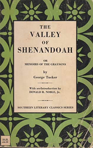 Imagen de archivo de The valley of Shenandoah;: Or, Memoirs of the Graysons (Southern literary classics series) a la venta por Wonder Book