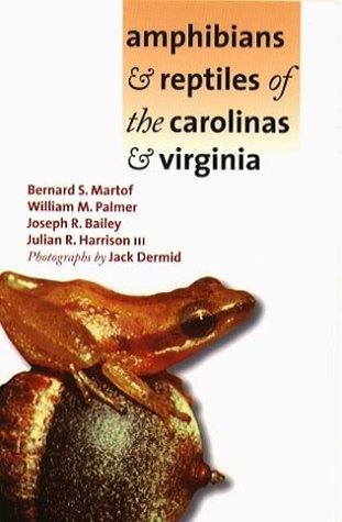 Beispielbild fr Amphibians and Reptiles of the Carolinas and Virginia zum Verkauf von Wonder Book