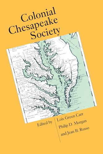 Beispielbild fr Colonial Chesapeake Society zum Verkauf von Better World Books