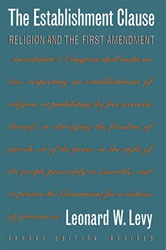 Imagen de archivo de The Establishment Clause: Religion and the First Amendment a la venta por Wonder Book