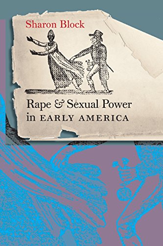 Beispielbild fr Rape and Sexual Power in Early America zum Verkauf von BooksRun
