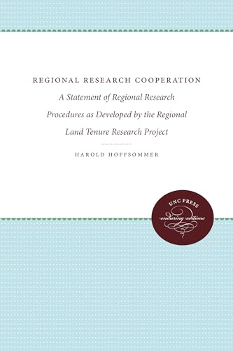 Beispielbild fr Regional Research Cooperation A Statement of Regional Research Procedures as Developed by the Regional Land Tenure Research Project zum Verkauf von PBShop.store US