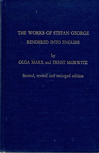 The Works of Stefan George (English and German Edition) (9780807880784) by Stefan George