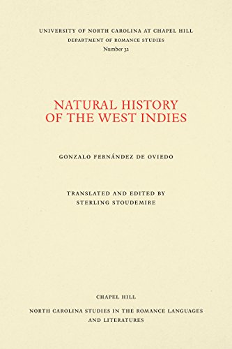 Imagen de archivo de Natural History of the West Indies (North Carolina Studies in the Romance Languages and Literatures, 32) a la venta por GF Books, Inc.