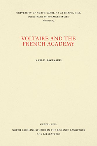9780807891636: Voltaire and the French Academy