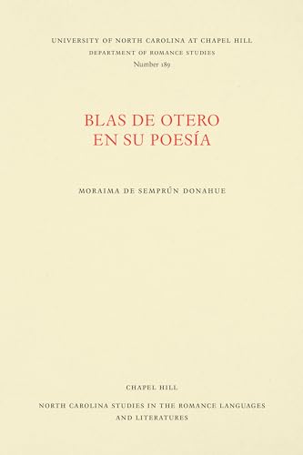 Stock image for Blas de Otero en su poesia for sale by Crane's Bill Books
