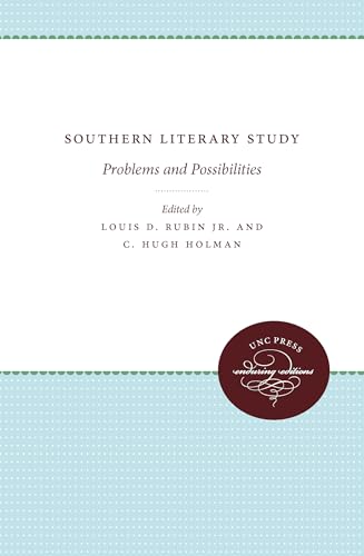 9780807897676: Southern Literary Study: Problems and Possibilities