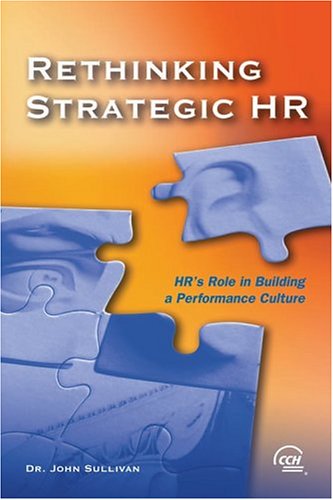 Beispielbild fr Rethinking Strategic HR zum Verkauf von Better World Books