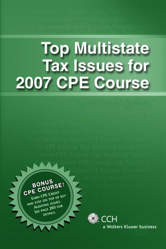 Beispielbild fr Top Multistate Tax Issues for 2007 CPE Course zum Verkauf von Top Notch Books