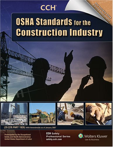 Imagen de archivo de OSHA Standards for the Construction Industry a la venta por Better World Books