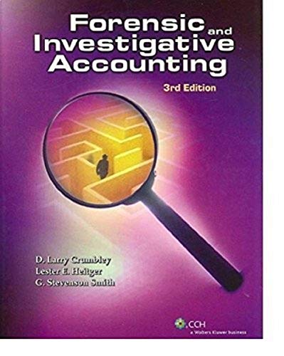 Stock image for Forensic and Investigative Accounting for sale by Better World Books