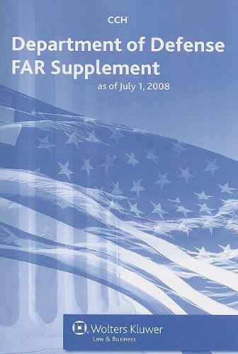 Beispielbild fr Department of Defense Federal Acquisition Regulations as of 07/08 zum Verkauf von Wonder Book