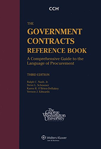 Beispielbild fr Government Contracts Reference Book zum Verkauf von HPB-Red
