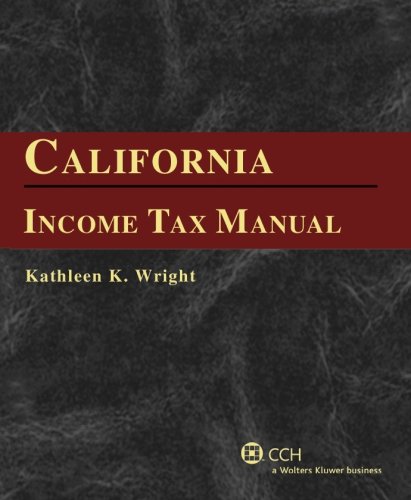 9780808018469: California Income Tax Manual 2008