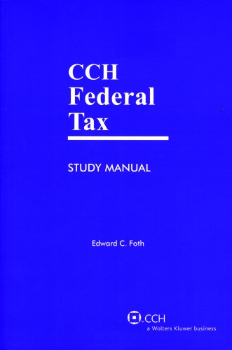 9780808018599: Federal Tax Study Manual 2009