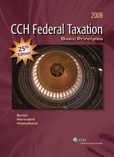 Stock image for Federal Taxation: Basic Principles (2009) for sale by HPB-Red