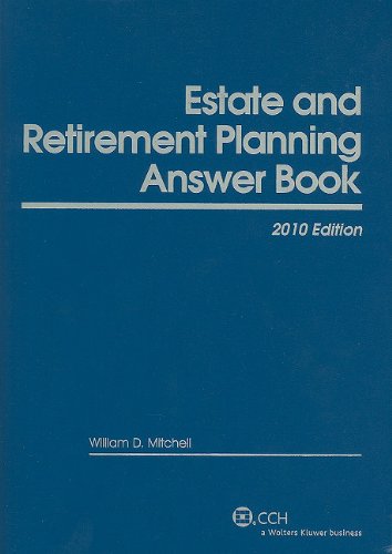 Imagen de archivo de Estate and Retirement Planning Answer Book a la venta por ThriftBooks-Atlanta