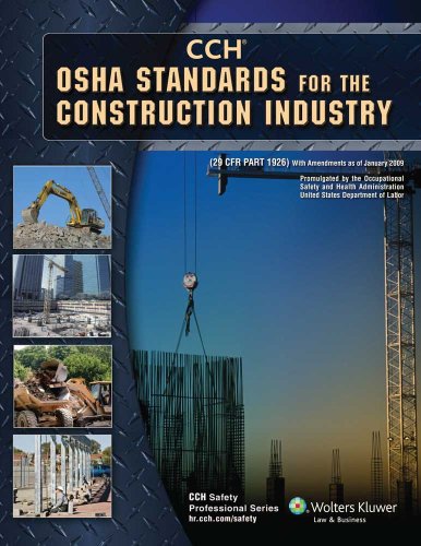 Beispielbild fr OSHA Standards for the Construction Industry as of 01/09 zum Verkauf von Better World Books
