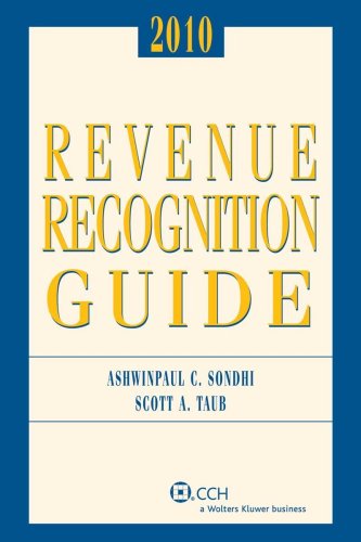 9780808021100: Revenue Recognition Guide, 2010