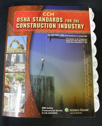 Stock image for OSHA Standards for the Construction Industry as of August 2009 for sale by Better World Books