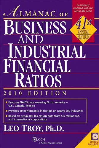 9780808022459: Almanac of Business and Industrial Financial Ratios 2010