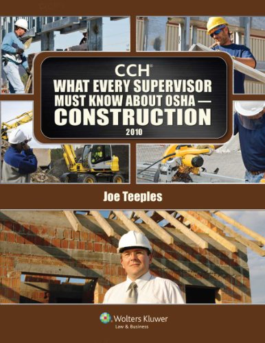 9780808023609: What Every Supervisor Must Know about OSHA Construction 2010