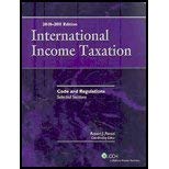 Beispielbild fr International Income Taxation: Code and Regulations--Selected Sections (2010-2011) zum Verkauf von HPB-Red