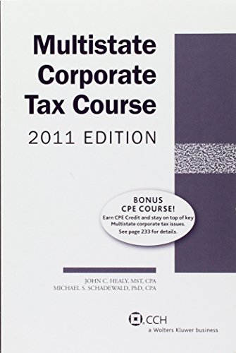 Beispielbild fr Multistate Corporate Tax Guide, 2011 Edition zum Verkauf von Revaluation Books